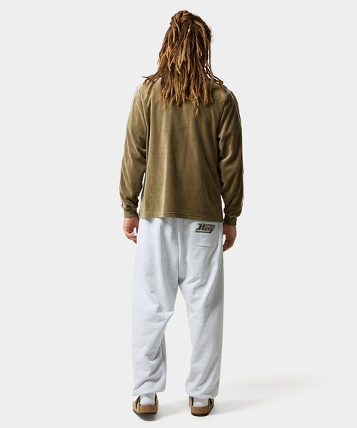 HUF（ハフ）の「H DOT VELOUR POLO（ポロシャツ・メンズ・ブラック/グリーン系その他・S/M/L/XL）」の11枚目の写真