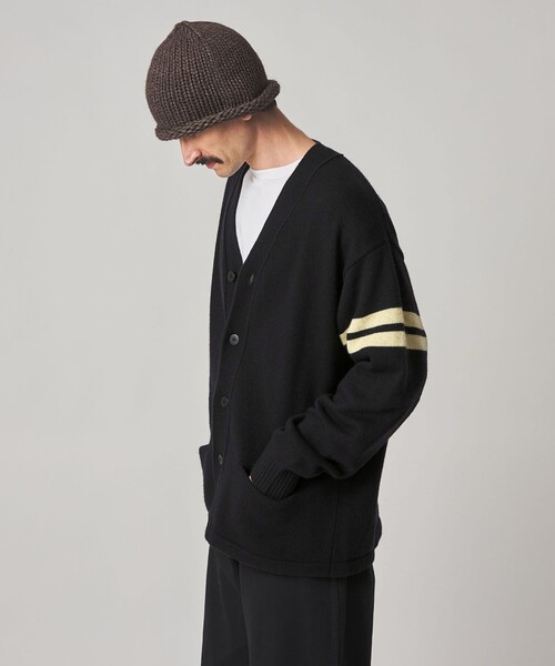Steven Alan(スティーブンアラン)の「<SKOOKUM × Steven Alan> LETTERED CARDIGAN/カーディガン(カーディガン/ボレロ・メンズ・ダークブラウン/ブラック・M/L)」の9枚目の写真