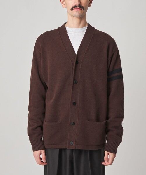 Steven Alan(スティーブンアラン)の「<SKOOKUM × Steven Alan> LETTERED CARDIGAN/カーディガン(カーディガン/ボレロ・メンズ・ダークブラウン/ブラック・M/L)」の13枚目の写真