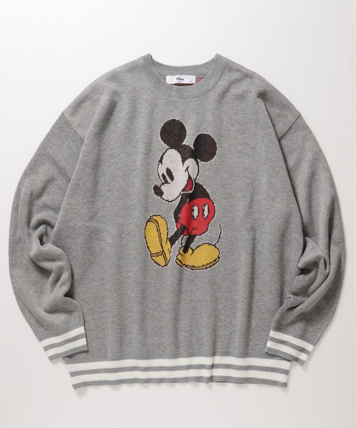 Disney(ディズニー)の「【DISNEY/ディズニー】ミッキーマウス ジャガードクルーネックニット(ニット/セーター・レディース・スミクロ/ベージュ/グレー/ブルー・MEDIUM/LARGE)」の20枚目の写真