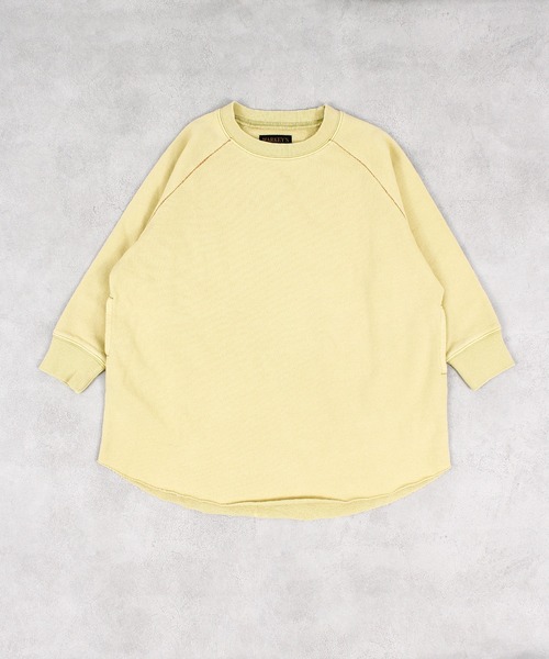 MARKEY'S（マーキーズ）の「ピグメントラグランワンピース（ワンピース・キッズ・チャコール/イエロー/ピンク・90/100/110/120/130/140/150）」の5枚目の写真