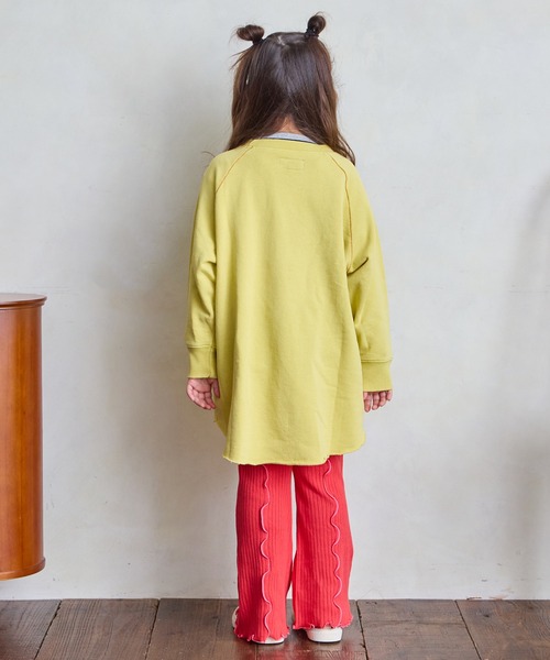 MARKEY'S（マーキーズ）の「ピグメントラグランワンピース（ワンピース・キッズ・チャコール/イエロー/ピンク・90/100/110/120/130/140/150）」の8枚目の写真