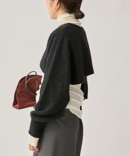 セール】ENRICA エンリカ SLEEVE CAPE ニット KNIT245（ニット
