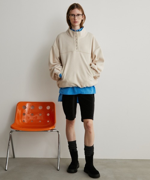 Auntie Rosa Holiday（アンティローザホリデー）の「フリーススタンドプルオーバー（その他トップス・レディース・アイボリー/ネイビー/チャコールグレー・FREE）」の10枚目の写真