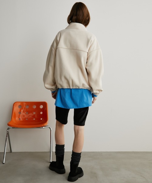 Auntie Rosa Holiday（アンティローザホリデー）の「フリーススタンドプルオーバー（その他トップス・レディース・アイボリー/ネイビー/チャコールグレー・FREE）」の13枚目の写真