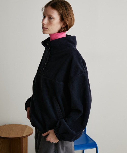 Auntie Rosa Holiday（アンティローザホリデー）の「フリーススタンドプルオーバー（その他トップス・レディース・アイボリー/ネイビー/チャコールグレー・FREE）」の16枚目の写真