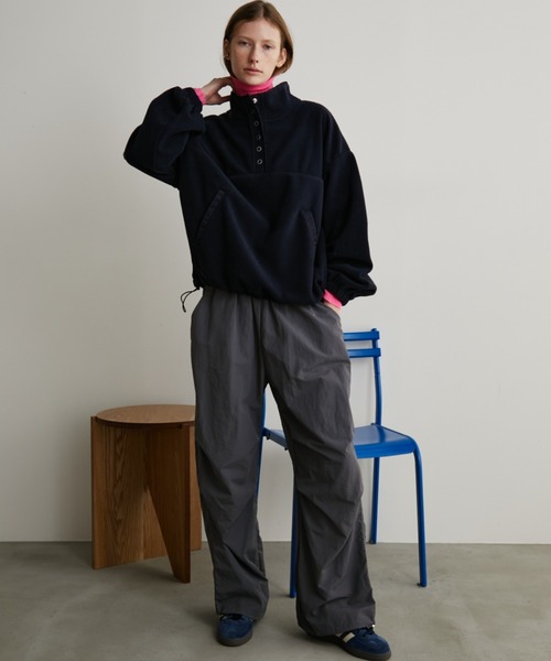 Auntie Rosa Holiday（アンティローザホリデー）の「フリーススタンドプルオーバー（その他トップス・レディース・アイボリー/ネイビー/チャコールグレー・FREE）」の19枚目の写真