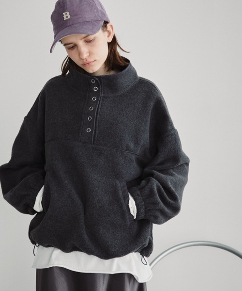 フリーススタンドプルオーバー（その他トップス）｜Auntie Rosa