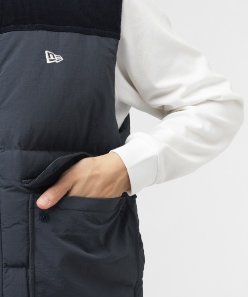 NEW ERA（ニューエラ）の「ニューエラ  DOWN VEST COMBI NVY（ベスト・メンズ・ネイビー・M/L/LL）」の4枚目の写真