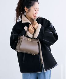 le.coeur blanc | 裏起毛フライトジャケット(ブルゾン)