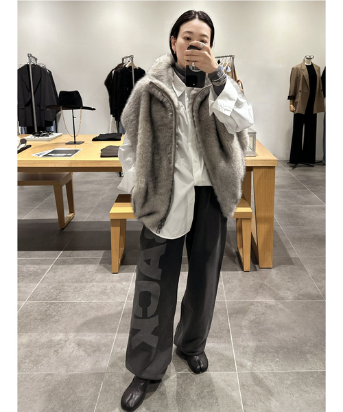 シャギーベスト（その他アウター）｜AP STUDIO（エーピーストゥディオ