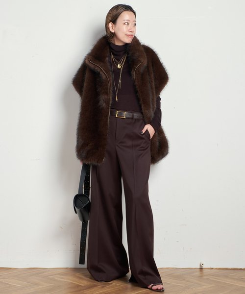 セール】シャギーベスト（その他アウター）｜AP STUDIO（エーピー