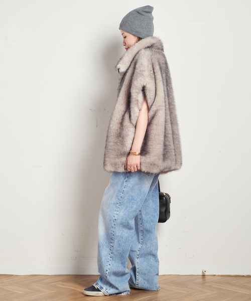 シャギーベスト（その他アウター）｜AP STUDIO（エーピーストゥディオ