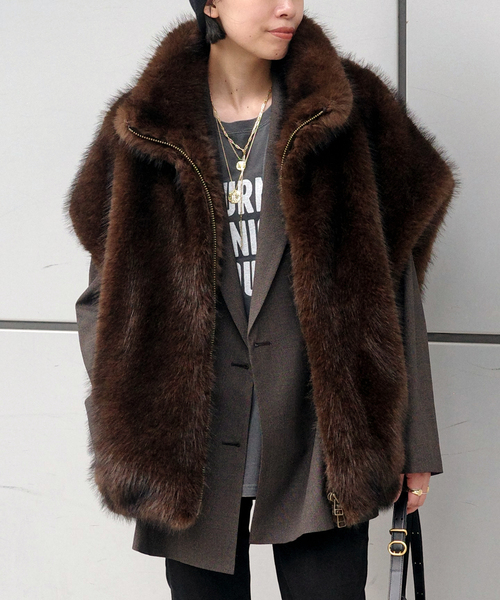 セール】シャギーベスト（その他アウター）｜AP STUDIO（エーピー