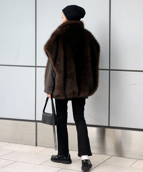 シャギーベスト（その他アウター）｜AP STUDIO（エーピーストゥディオ