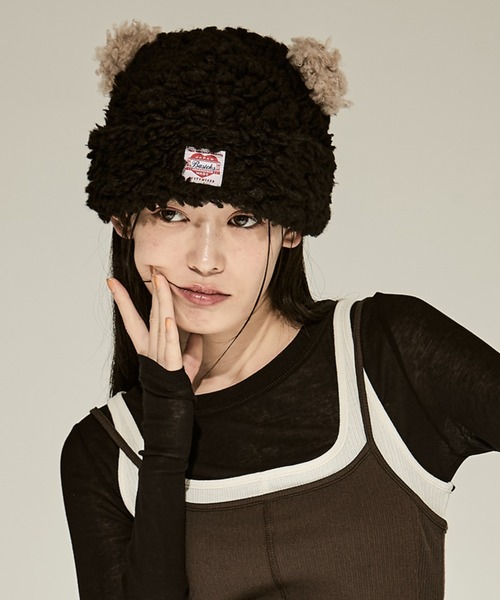 BASICKS/ベーシックス】Bear Beanie/ベアビーニー（ニットキャップ