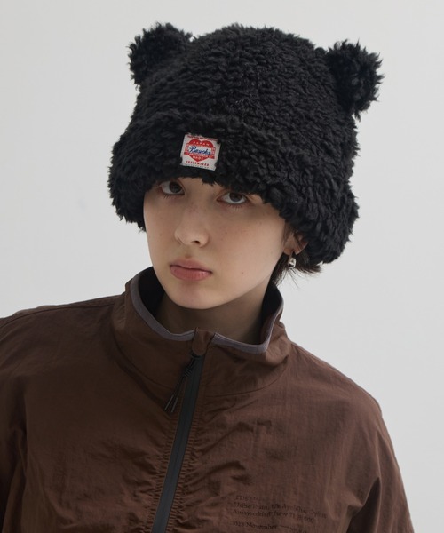 BASICKS クマ耳付きニット帽 BASICKS クマ耳ニット帽 黒 basicks Bear Beanie BASICKS | Bear