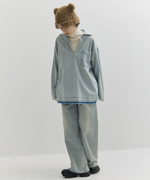 BASICKS(ベイシックス)の「【BASICKS/ベーシックス】Bear Beanie/ベアビーニー(ニットキャップ/ビーニー・レディース・ブラック/ダークブラウン/ブラウン/マルチ・S/M)」の15枚目の写真