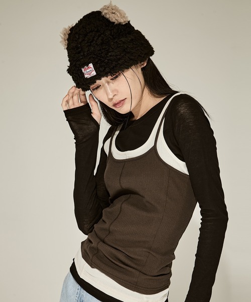 BASICKS/ベーシックス】Bear Beanie/ベアビーニー（ニットキャップ