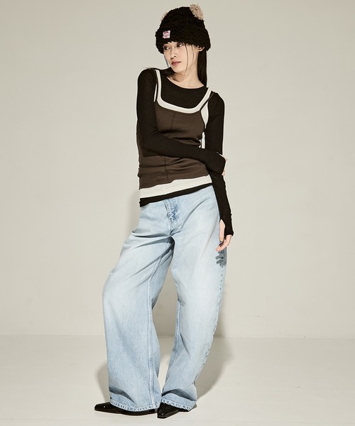 BASICKS(ベイシックス)の「【BASICKS/ベーシックス】Bear Beanie/ベアビーニー(ニットキャップ/ビーニー・レディース・ブラック/ダークブラウン/ブラウン/マルチ・S/M)」の17枚目の写真