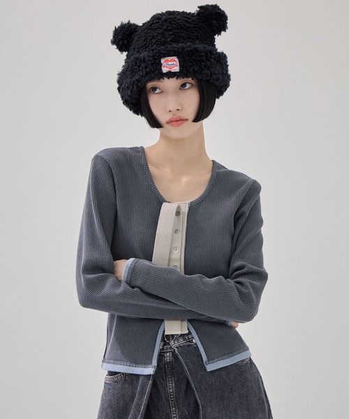 BASICKS/ベーシックス】Bear Beanie/ベアビーニー（ニットキャップ
