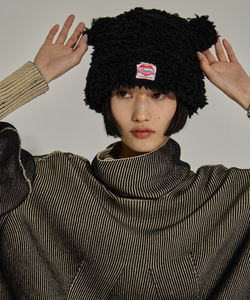 BASICKS(ベイシックス) / Lazy Beanie ビーニー BASICKS/ベーシックス】Bear Beanie/ベアビーニー（ニットキャップ