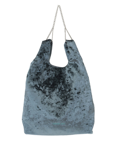CONVERSE TOKYO（コンバーストウキョウ）の「2WAY CRUSHED VELOR SHOPPING TOTE BAG（トートバッグ・レディース・グレー/ブラウン・FREE）」の2枚目の写真