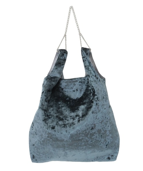 CONVERSE TOKYO（コンバーストウキョウ）の「2WAY CRUSHED VELOR SHOPPING TOTE BAG（トートバッグ・レディース・グレー/ブラウン・FREE）」の8枚目の写真