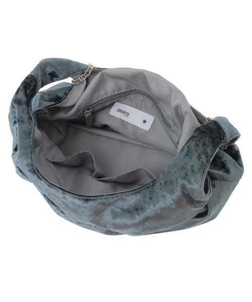 CONVERSE TOKYO（コンバーストウキョウ）の「2WAY CRUSHED VELOR SHOPPING TOTE BAG（トートバッグ・レディース・グレー/ブラウン・FREE）」の13枚目の写真