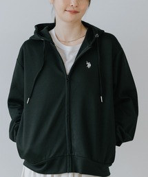 U.S. POLO ASSN./ユーエスポロアッスン ブランドロゴ カットソー ジップアップパーカー