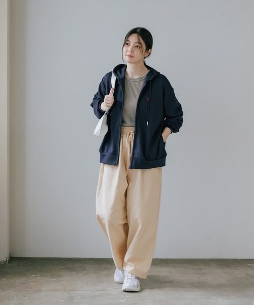 U.S. POLO ASSN.(ユーエスポロアッスン)の「U.S. POLO ASSN./ユーエスポロアッスン ブランドロゴ カットソー ジップアップパーカー(パーカー・レディース・ネイビー/ブラック/グレー・M/L)」の17枚目の写真