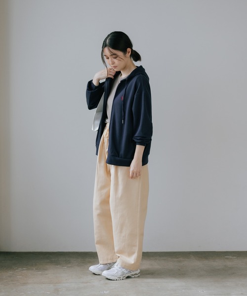 U.S. POLO ASSN.(ユーエスポロアッスン)の「U.S. POLO ASSN./ユーエスポロアッスン ブランドロゴ カットソー ジップアップパーカー(パーカー・レディース・ネイビー/ブラック/グレー・M/L)」の19枚目の写真