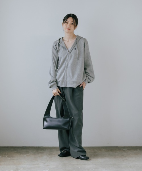 U.S. POLO ASSN.(ユーエスポロアッスン)の「U.S. POLO ASSN./ユーエスポロアッスン ブランドロゴ カットソー ジップアップパーカー(パーカー・レディース・ネイビー/ブラック/グレー・M/L)」の13枚目の写真