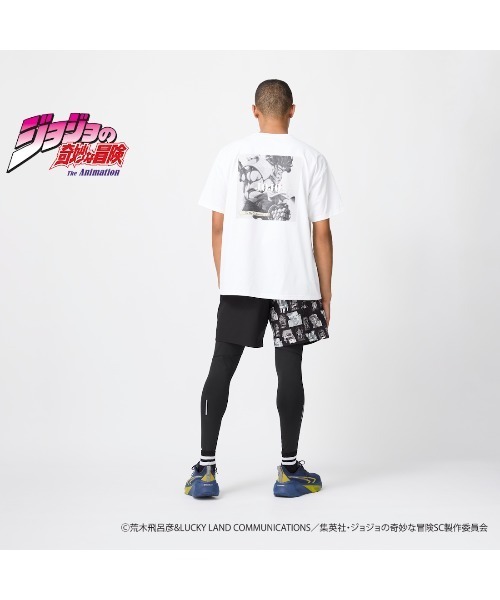 TIGORA(ティゴラ)の「半袖Tシャツ スタープラチナ アニメ『ジョジョの奇妙な冒険 スターダストクルセイダース』(Tシャツ/カットソー・メンズ・ホワイト・S/M/L/XL)」の1枚目の写真