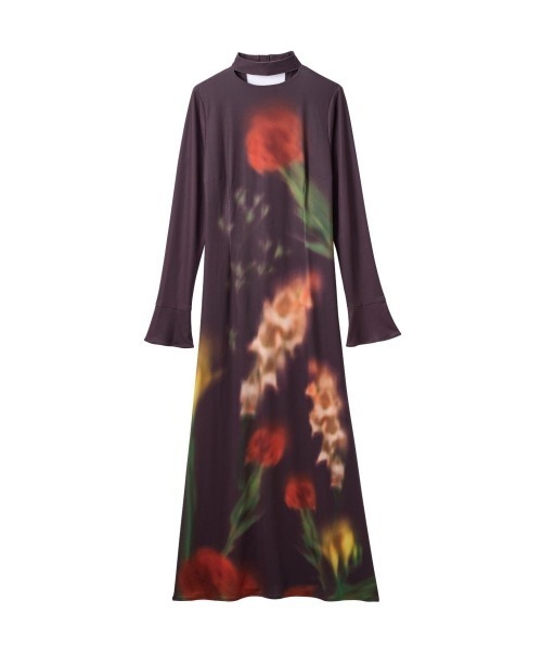 Knuth Marf(クヌースマーフ)の「blurry flower one piece(ワンピース・レディース・ブラウン/ブラック・X-SMALL/SMALL/MEDIUM)」の18枚目の写真