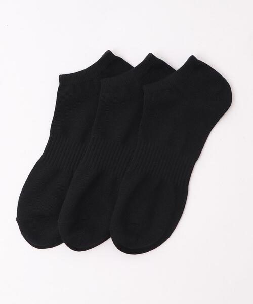 WEGO（ウィゴー）の「WEGO/【3点セット】ムジショートソックス（ソックス/靴下・メンズ・ブラック/その他/ホワイト・25-27CM）」の5枚目の写真