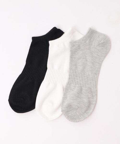 WEGO（ウィゴー）の「WEGO/【3点セット】ムジショートソックス（ソックス/靴下・メンズ・ブラック/その他/ホワイト・25-27CM）」の6枚目の写真