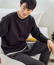 GLOBAL WORK | ライトクッションクルーレイヤー/580441(スウェット)