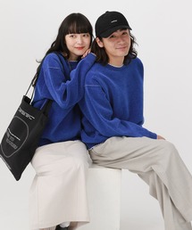 GLOBAL WORK | やわらかリッチモールニット/ステッチ/581139(ニット/セーター)