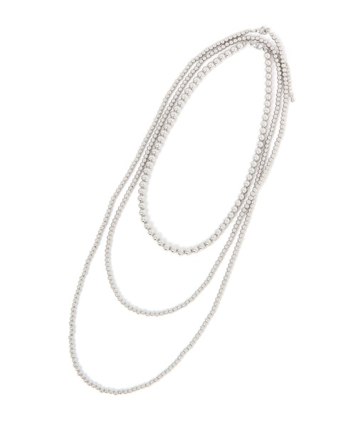 LOWRYS FARM（ローリーズファーム）の「ステンレスロングネックレス　605355（ネックレス・レディース・シルバー/ゴールド・FREE）」の3枚目の写真