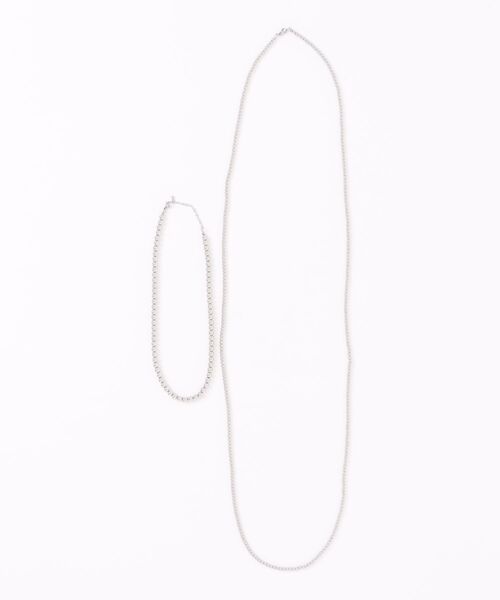 LOWRYS FARM（ローリーズファーム）の「ステンレスロングネックレス　605355（ネックレス・レディース・シルバー/ゴールド・FREE）」の7枚目の写真