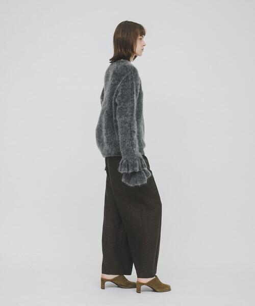 LAATO（ラート）の「straight wide tuck pants（その他パンツ・レディース・ブラウン/キャメル・MEDIUM/SMALL）」の16枚目の写真