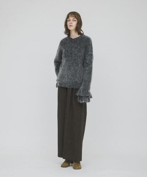 LAATO（ラート）の「straight wide tuck pants（その他パンツ・レディース・ブラウン/キャメル・MEDIUM/SMALL）」の17枚目の写真