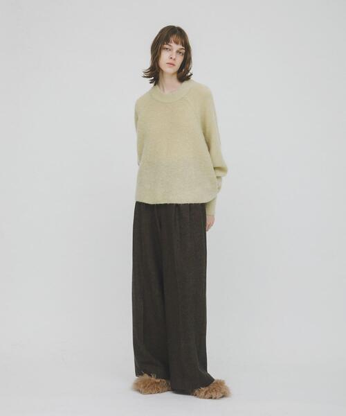 LAATO（ラート）の「straight wide tuck pants（その他パンツ・レディース・ブラウン/キャメル・MEDIUM/SMALL）」の21枚目の写真