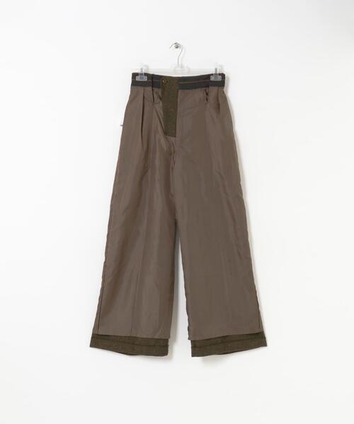 LAATO(ラート)の「straight wide tuck pants(その他パンツ・レディース・ブラウン/キャメル・MEDIUM/SMALL)」の10枚目の写真
