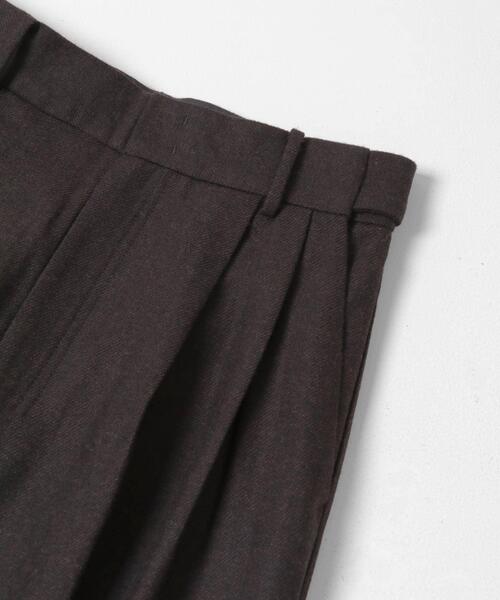 LAATO（ラート）の「straight wide tuck pants（その他パンツ・レディース・ブラウン/キャメル・MEDIUM/SMALL）」の14枚目の写真