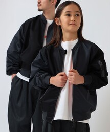 こども ビームス（コドモビームス）の「BEAMS × こども ビームス / クレイジー MA-1 ジャケット 2026（110～160cm）（MA-1）」