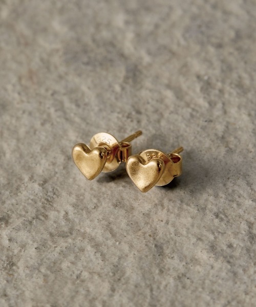 TEN.(テン)の「18KGP タイニーハートピアス(ピアス(両耳用)・レディース・ゴールド・FREE)」の2枚目の写真