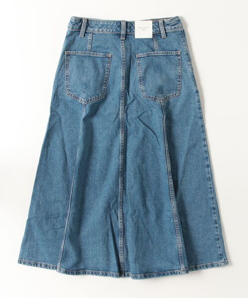 BANANA REPUBLIC FACTORY STORE デニム フレア ミディスカート（デニム