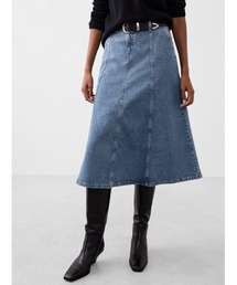 BANANA REPUBLIC FACTORY STORE(バナナリパブリック ファクトリーストア)のBANANA REPUBLIC FACTORY STORE  デニム フレア ミディスカート(デニムスカート)